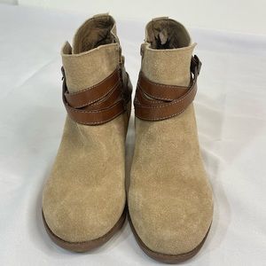 Sonoma Ankle Boots Brindle Booties Buckles Straps